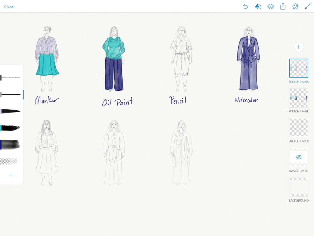 How to present fashion sketches to reach more people and get better likes   sewingnpatterns