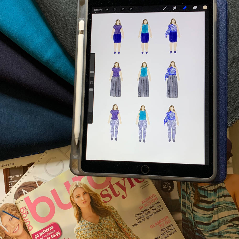 Fashion Design Apps for Beginners 3: Layers for Sketching