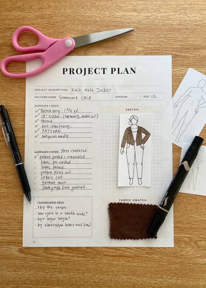 10 Sewing Planners to Use with MyBodyModel (free + paid options