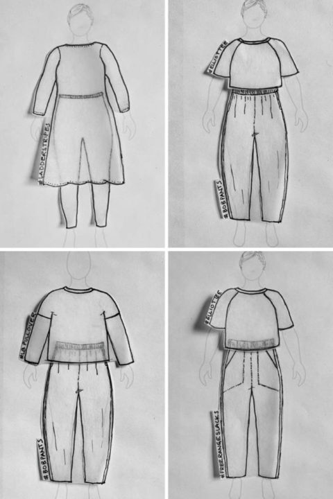 Me-Made May Clothing Sketch Roundup! | MyBodyModel