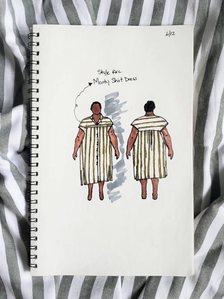 From fear to confidence: 14 fashion sketches in two days